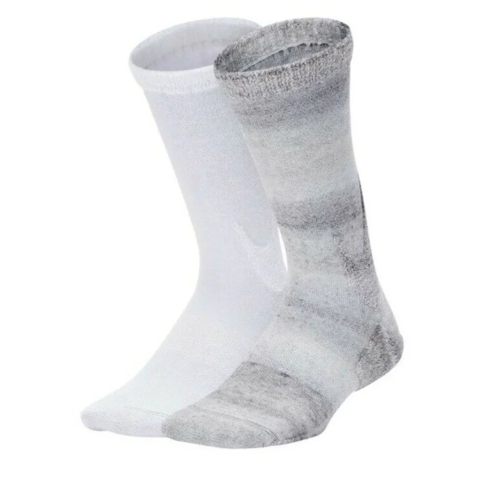 Nike youth Swoosh Cushioned Crew Socks 2 Pairs Pe